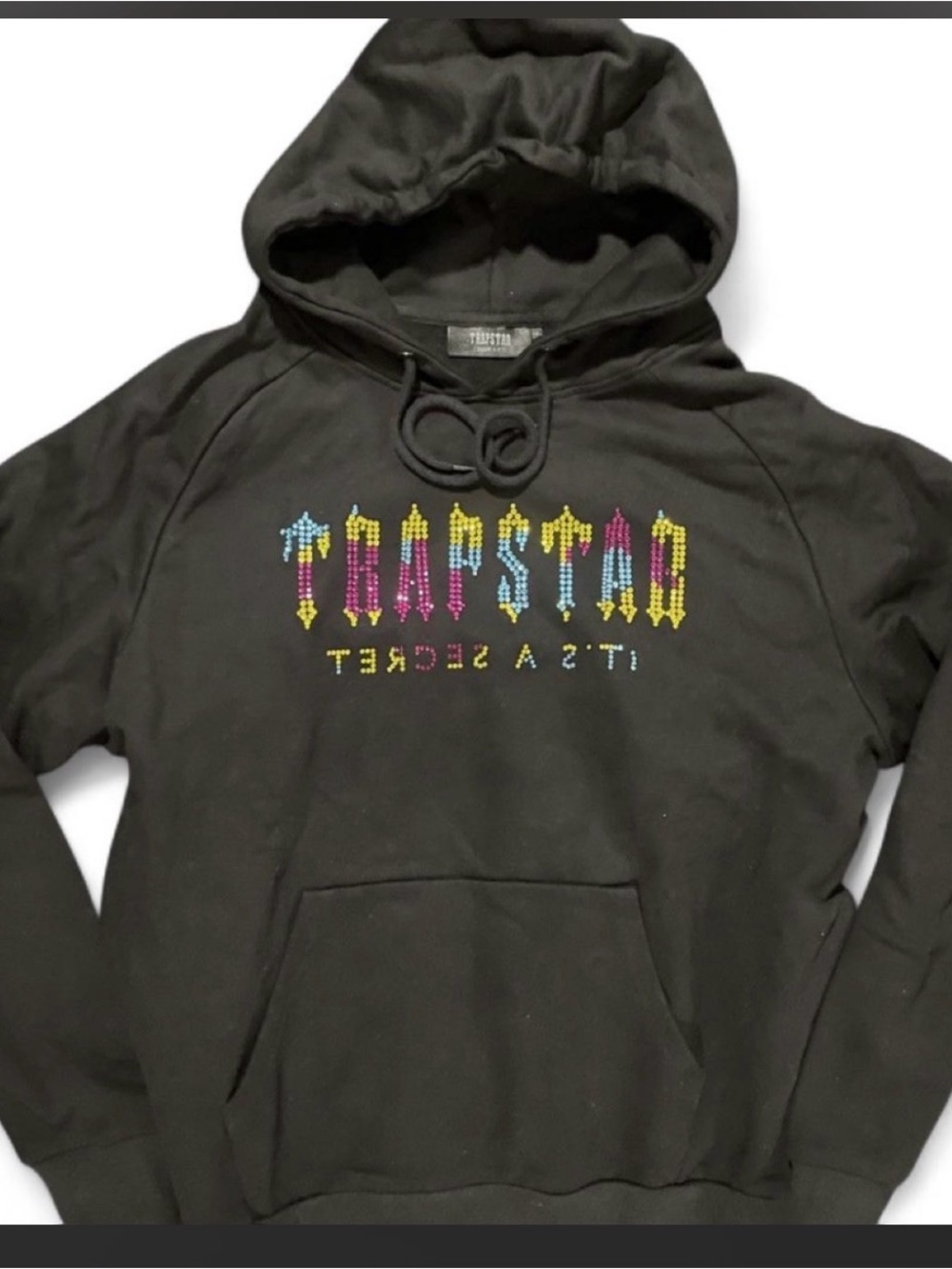 Vintage trapstar rhinestone hoodie